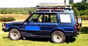 Landy - the awning neatly stowed away